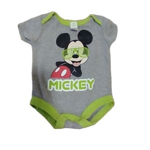 6/$15 Size 3-6 M Mickey mouse Disney onesie